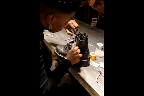 Repairs taking place at Dr Martens Oxford Street store